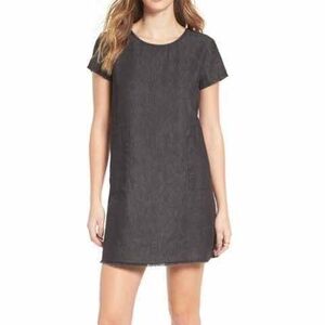 MIMI CHICA Nordstrom Chambray Pocket Shift Dress Denim Size S